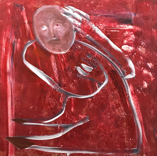 The Selfish One. Unframed. Acrylic on Board. 61cm x 61cm. (2024) (Cat. 0184).